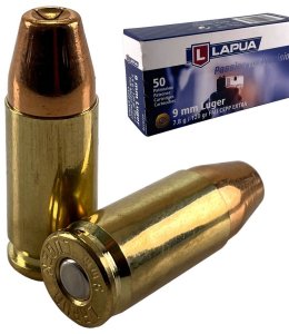 Náboj kulový LAPUA 9 mm Luger FMJ CEPP Extra F447 7,80g/120gr