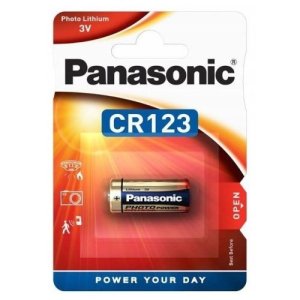 Baterie Panasonic CR123,CR123A, CR17345, DL123A, EL123AP, K123LA, 3V, blistr 1 ks