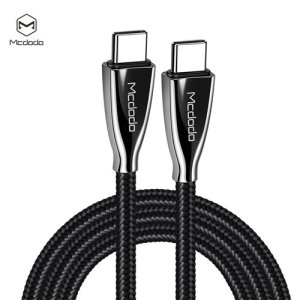 Kabel USB C /  USB C Power, 3A, 60W, 1,5 metru, černý